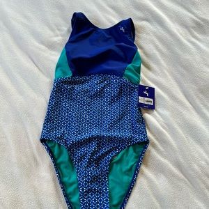 NWT blue/green Joy Lab bathing suit size medium